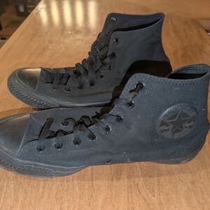 Converse Black High-Top Canvas Sneakers